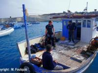 Fisherman boat at Syria
